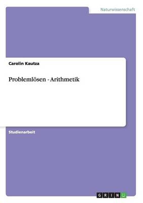 Probleml sen - Arithmetik (Paperback)