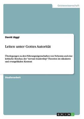 Leiten Unter Gottes Autorit t (Paperback)
