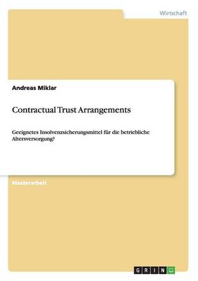 Contractual Trust Arrangements (Paperback)