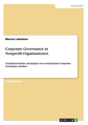 Corporate Governance in Nonprofit-Organisationen (Paperback)