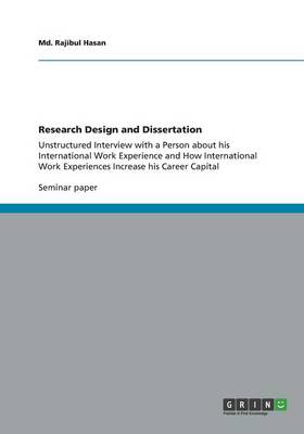 Research Design and Dissertation (Paperback)