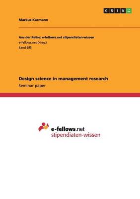 Design Science in Management Research (Paperback)