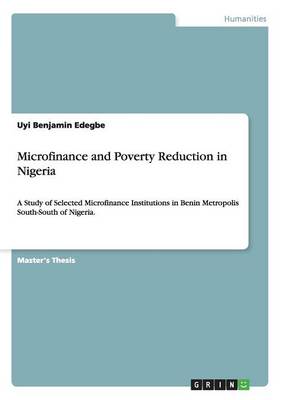 Microfinance and Poverty Reduction in Nigeria (Paperback)