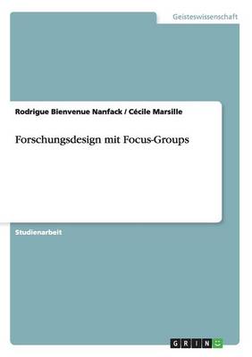 Forschungsdesign Mit Focus-Groups (Paperback)