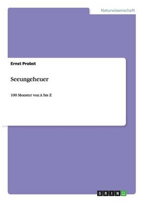 Seeungeheuer (Paperback)