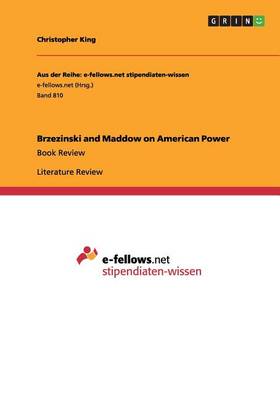 Brzezinski and Maddow on American Power (Paperback)