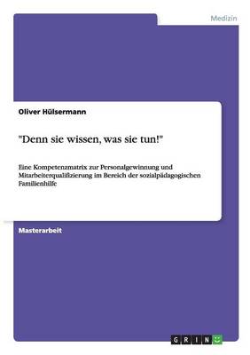 Eine Kompetenzmatrix Zur Personalgewinnung Und Mitarbeiterqualifizierung Im Bereich Der Sozialpadagogischen Familienhilfe (Paperback)