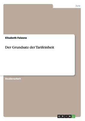 Der Grundsatz Der Tarifeinheit (Paperback)