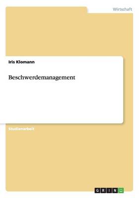 Beschwerdemanagement (Paperback)