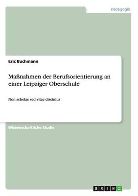 Manahmen Der Berufsorientierung an Einer Leipziger Oberschule (Paperback)