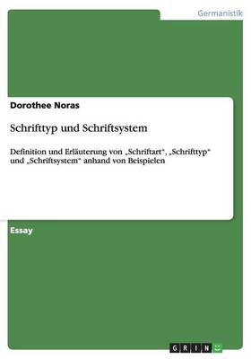 Schrifttyp Und Schriftsystem (Paperback)