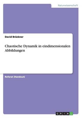 Chaotische Dynamik in Eindimensionalen Abbildungen (Paperback)