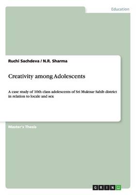 Creativity Among Adolescents (Paperback)
