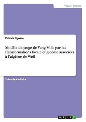 Mod le de Jauge de Yang-Mills Par Les Transformations Locale Et Globale Associ es l'Alg bre de Weil (Paperback)