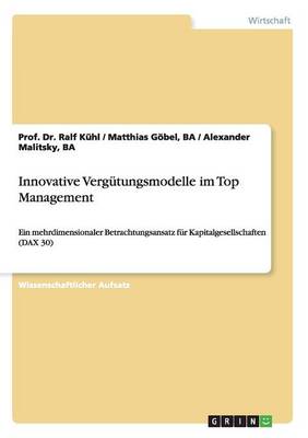 Innovative Vergutungsmodelle Im Top Management (Paperback)