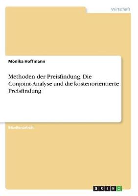Methoden Der Preisfindung (Paperback)