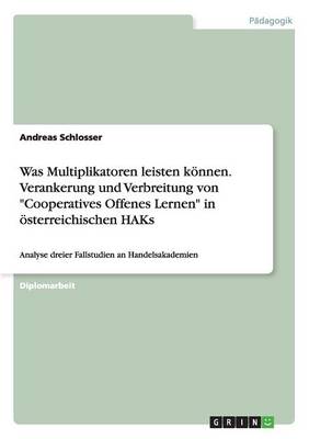 Was Multiplikatoren Leisten Konnen. Verankerung Und Verbreitung Von "Cooperatives Offenes Lernen" in Osterreichischen Haks (Paperback)