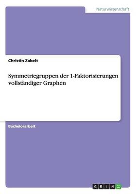 Symmetriegruppen Der 1-Faktorisierungen Vollstandiger Graphen (Paperback)