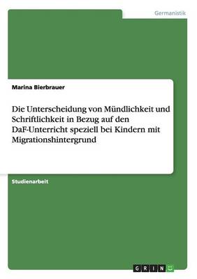 Die Unterscheidung Von M Ndlichkeit Und (Paperback)
