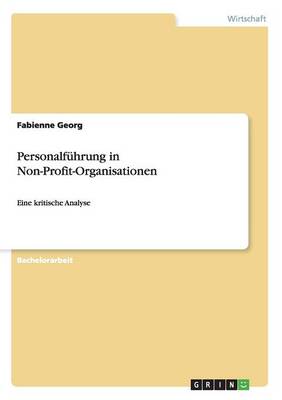 Personalfuhrung in Non-Profit-Organisationen (Paperback)