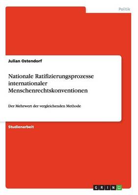 Nationale Ratifizierungsprozesse Internationaler Menschenrechtskonventionen (Paperback)