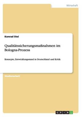 Qualitatssicherungsmassnahmen Im Bologna-Prozess (Paperback)