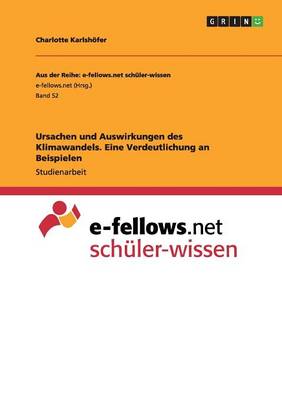 Ursachen Und Auswirkungen Des Klimawandels. Eine Verdeutlichung an Beispielen (Paperback)