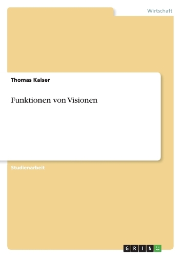 Funktionen Von Visionen (Paperback)