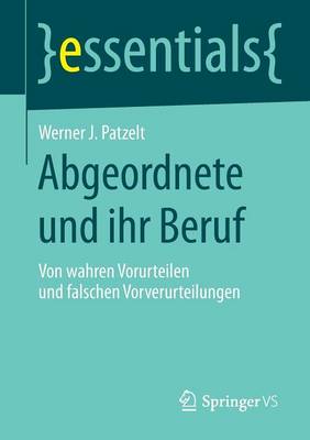 Abgeordnete Und Ihr Beruf: Von Wahren Vorurteilen Und Falschen Vorverurteilungen - Essentials (Paperback)