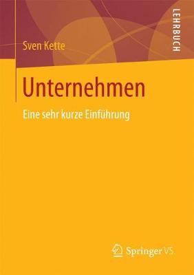 Unternehmen: Eine Sehr Kurze Einf�hrung (Paperback)