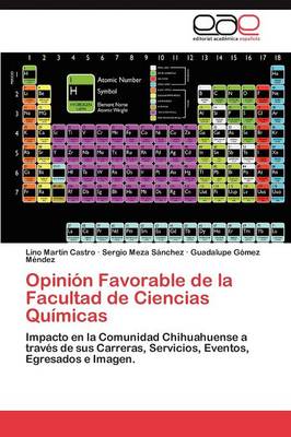 Opinion Favorable de La Facultad de Ciencias Quimicas (Paperback)