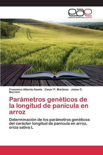 Parametros Geneticos de La Longitud de Panicula En Arroz (Paperback)