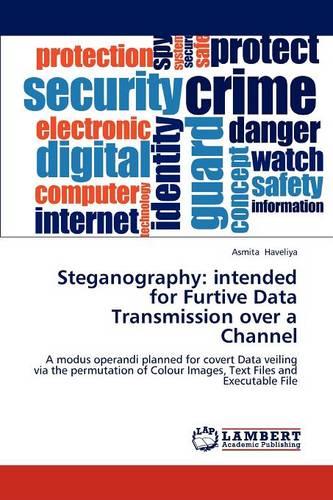 Steganography: Intended for Furtive Data Transmission Over a Channel (Paperback)
