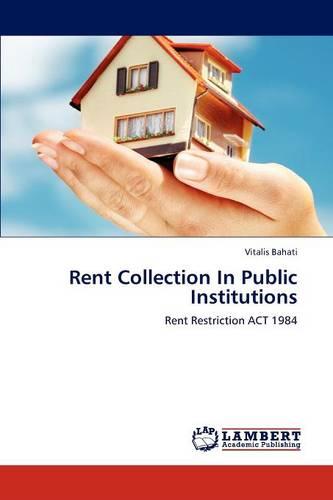 Rent Collection in Public Institutions (Paperback)