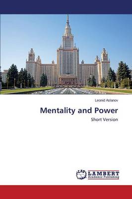 Mentality and Power (Paperback)