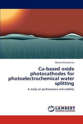 Cu-Based Oxide Photocathodes for Photoelectrochemical Water Splitting (Paperback)