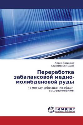 Pererabotka Zabalansovoy Medno-Molibdenovoy Rudy (Paperback)