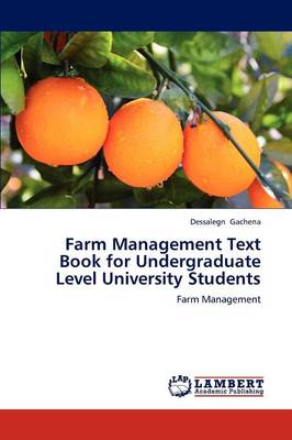 Farm Management Text Book for Undergraduate Level University Students (Paperback)