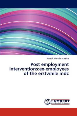 Post Employment Interventions: Ex-Employees of the Erstwhile MDC (Paperback)