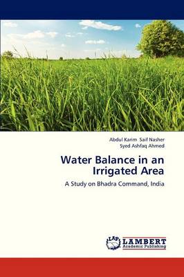 Water Balance in an Irrigated Area (Paperback)