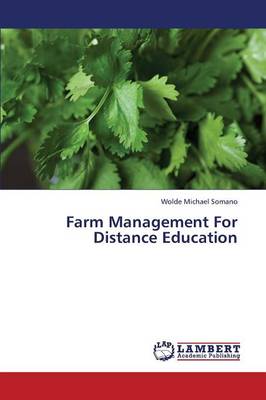 Farm Management for Distance Education (Paperback)