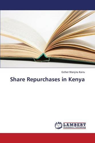 Share Repurchases in Kenya (Paperback)