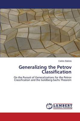 Generalizing the Petrov Classification (Paperback)