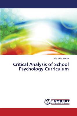 Critical Analysis of School Psychology Curriculum (Paperback)