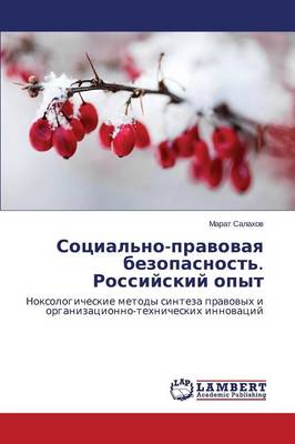 Sotsial'no-Pravovaya Bezopasnost'. Rossiyskiy Opyt (Paperback)