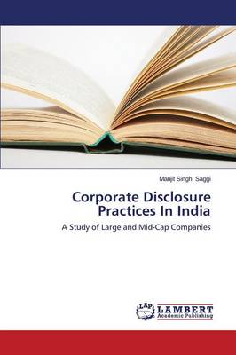Corporate Disclosure Practices in India (Paperback)