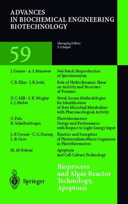 Bioprocess and Algae Reactor Technology, Apoptosis - Advances in Biochemical Engineering/Biotechnology 59 (Paperback)
