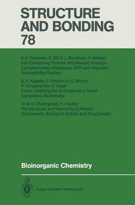 Bioinorganic Chemistry - Structure and Bonding 78 (Paperback)