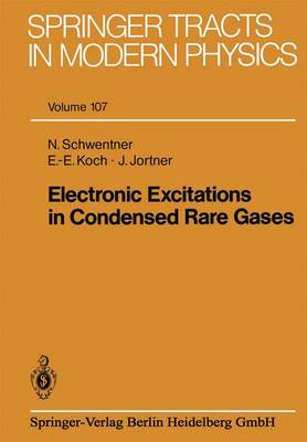 Electronic Excitations in Condensed Rare Gases - Springer Tracts in Modern Physics 107 (Paperback)