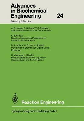 Reaction Engineering - Advances in Biochemical Engineering/Biotechnology 24 (Paperback)